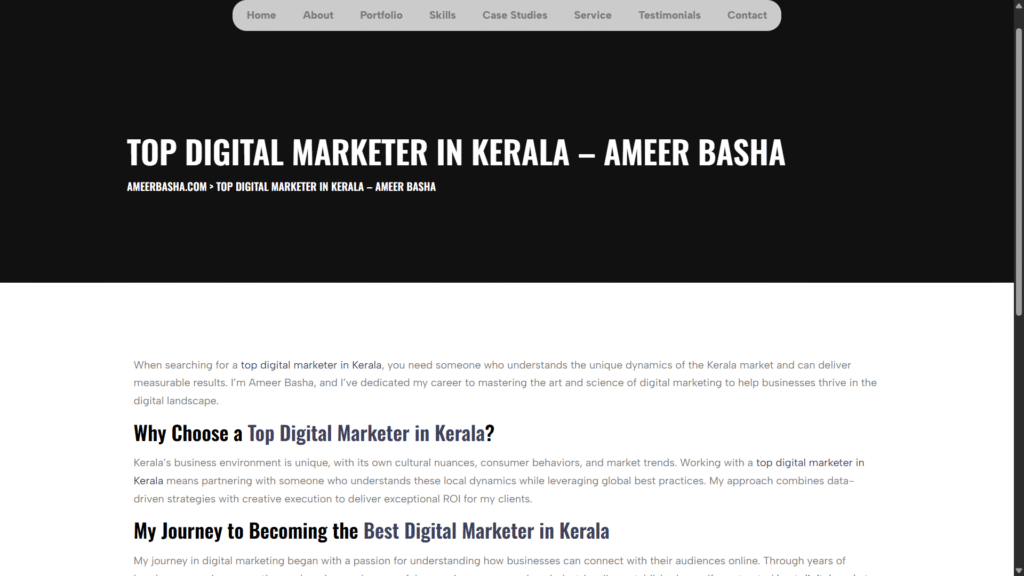 Best Digital Marketer in Kerala